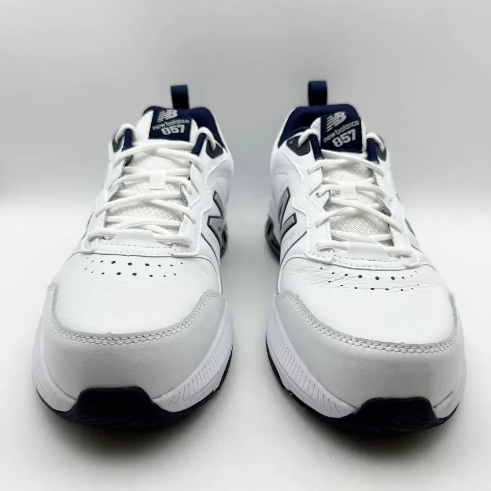 New Balance Mens 857v3 Athletic Shoes Size 7.5 XW 4E White Navy Blue NIB